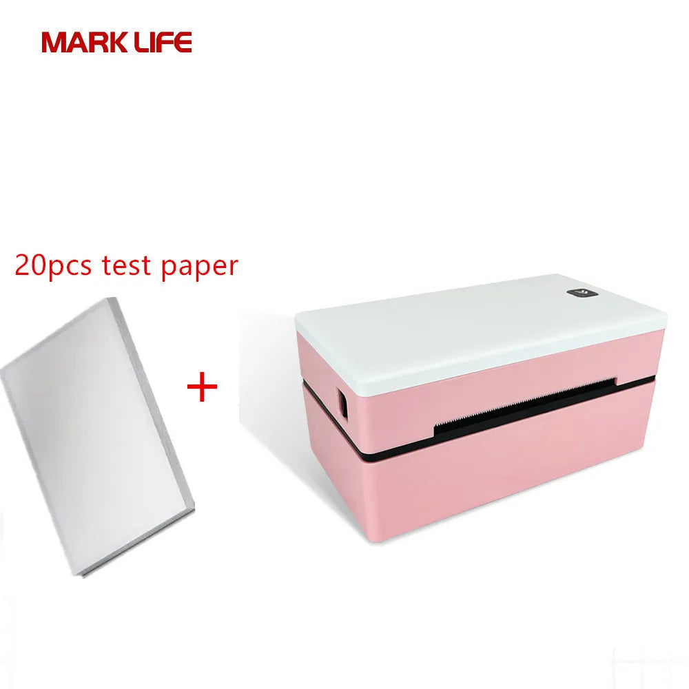 D200 Bluetooth Thermal Label Printer Small Shipping Label Printer 4X6 Inch Compatible with Iphone Android Mac Window