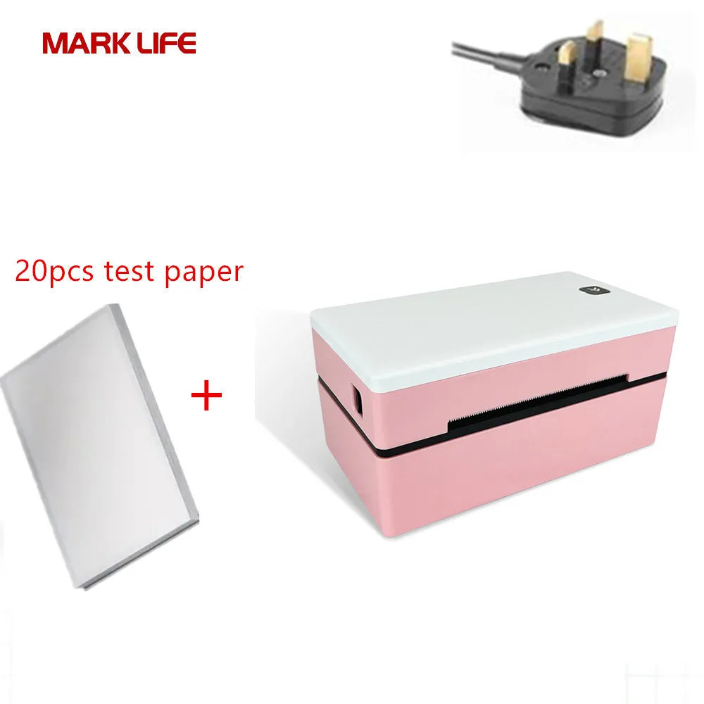 D200 Bluetooth Thermal Label Printer Small Shipping Label Printer 4X6 Inch Compatible with Iphone Android Mac Window