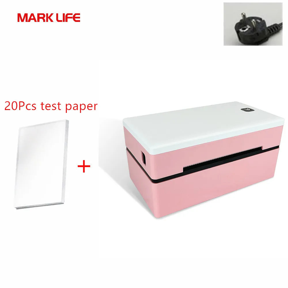 D200 Bluetooth Thermal Label Printer Small Shipping Label Printer 4X6 Inch Compatible with Iphone Android Mac Window