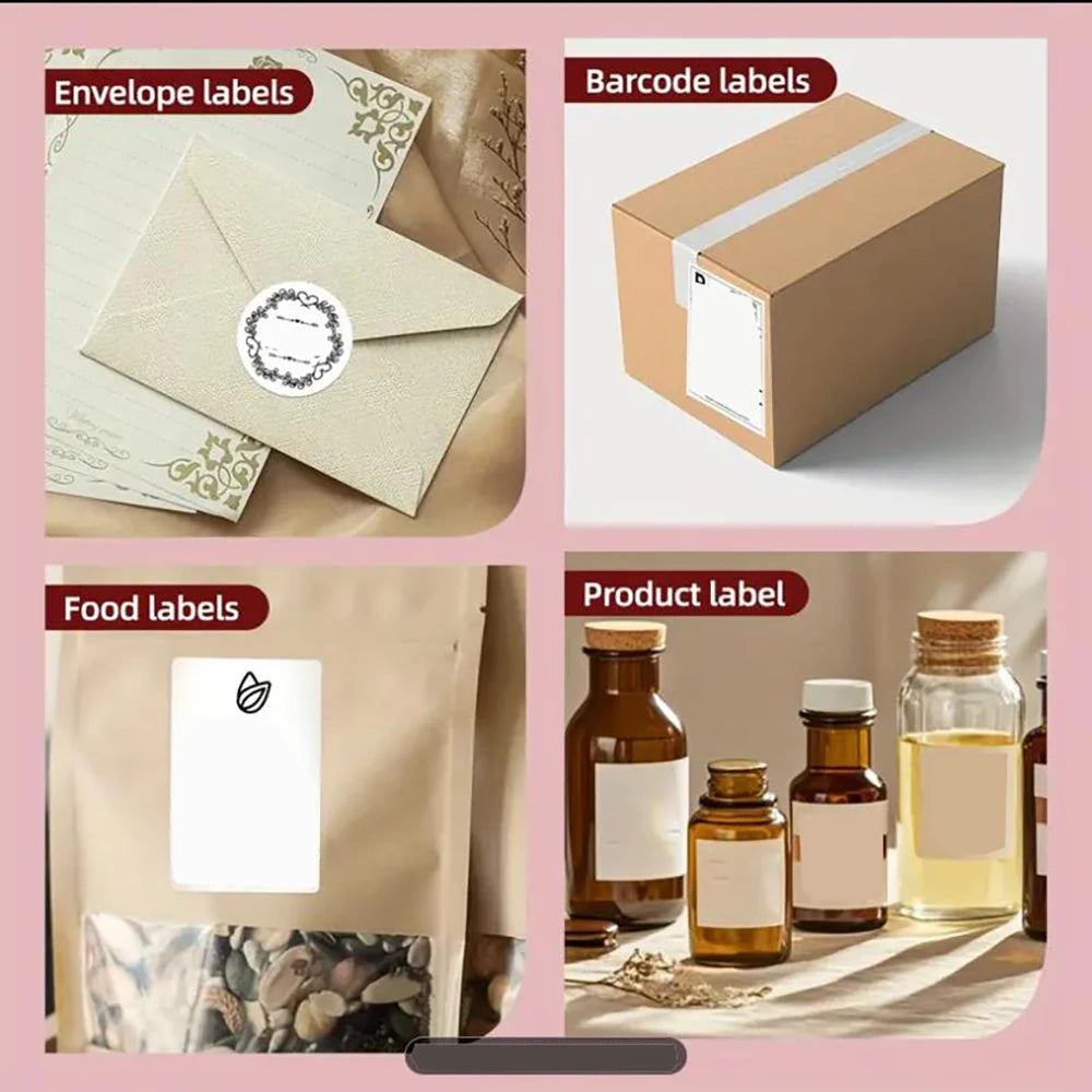 D200 Bluetooth Thermal Label Printer Small Shipping Label Printer 4X6 Inch Compatible with Iphone Android Mac Window