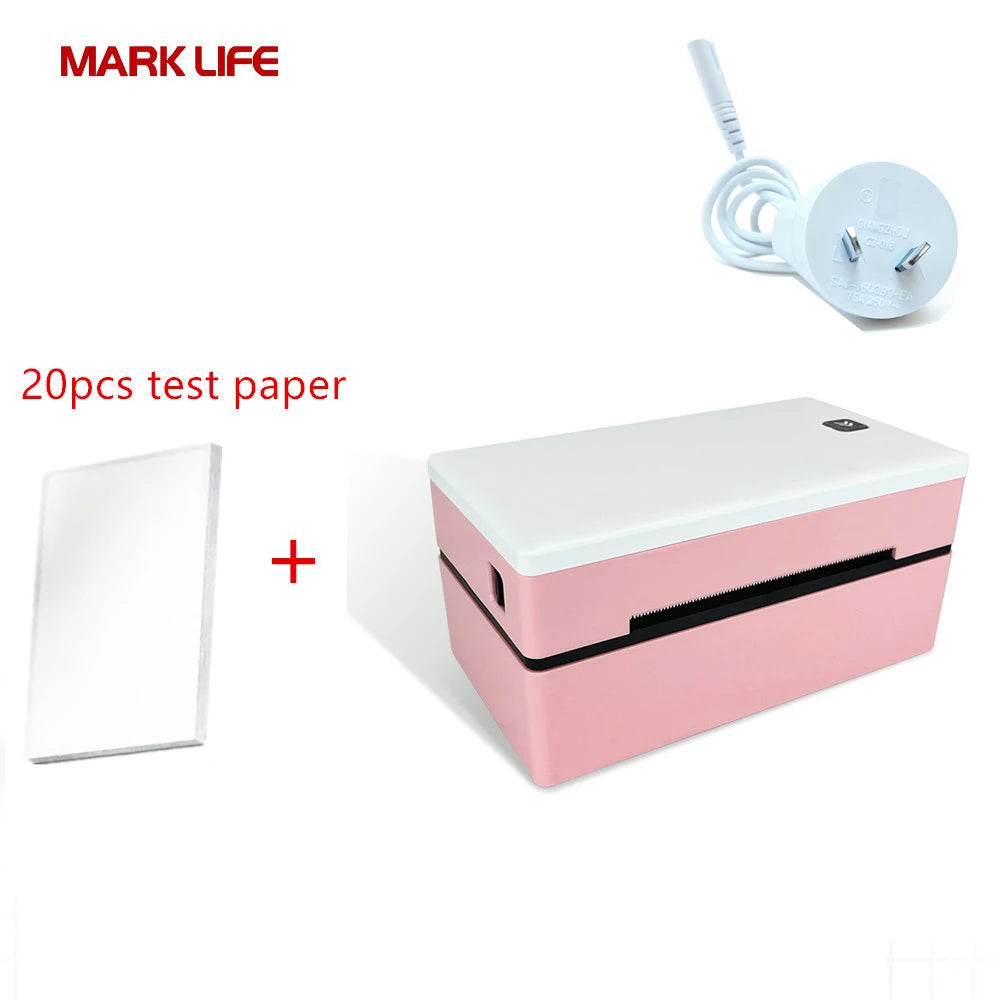 D200 Bluetooth Thermal Label Printer Small Shipping Label Printer 4X6 Inch Compatible with Iphone Android Mac Window