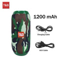Bluetooth Speaker  TG117 Portable TWS Sound Box Waterproof Loudspeaker Outdoor Stereo Surround Speakers Support TF FM Radio