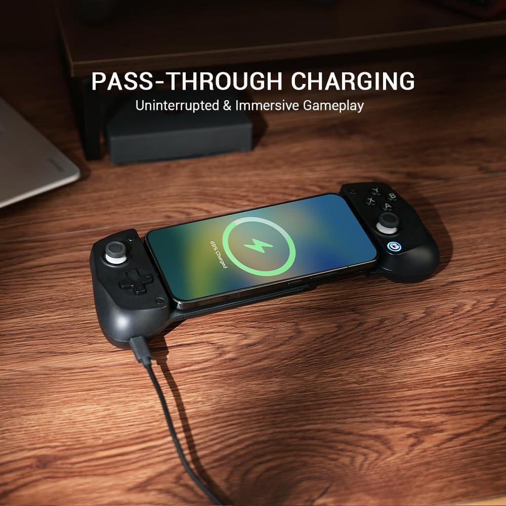 X5 Lite Mobile Gaming Controller for Android,Hall Effect Joystick | Lightweight Ergonomic Phone Controller- Play Genshin Impact & Zenless Zone Zero