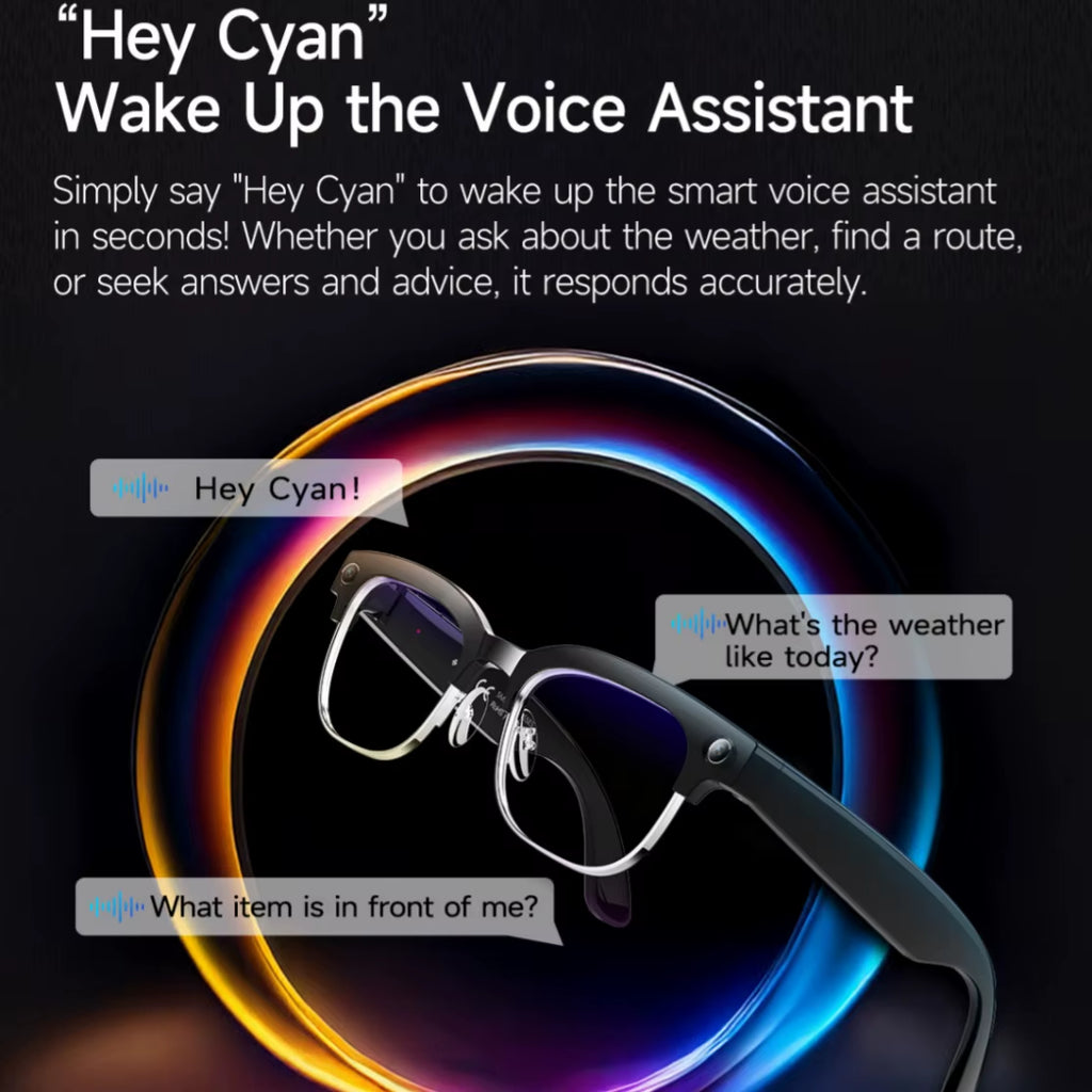2026 New 8K HD AI Smart Glasses Men with Chat GPT 800MP Camera Bluetooth Call AI Translation Voice Assistant Control Unisex Sung